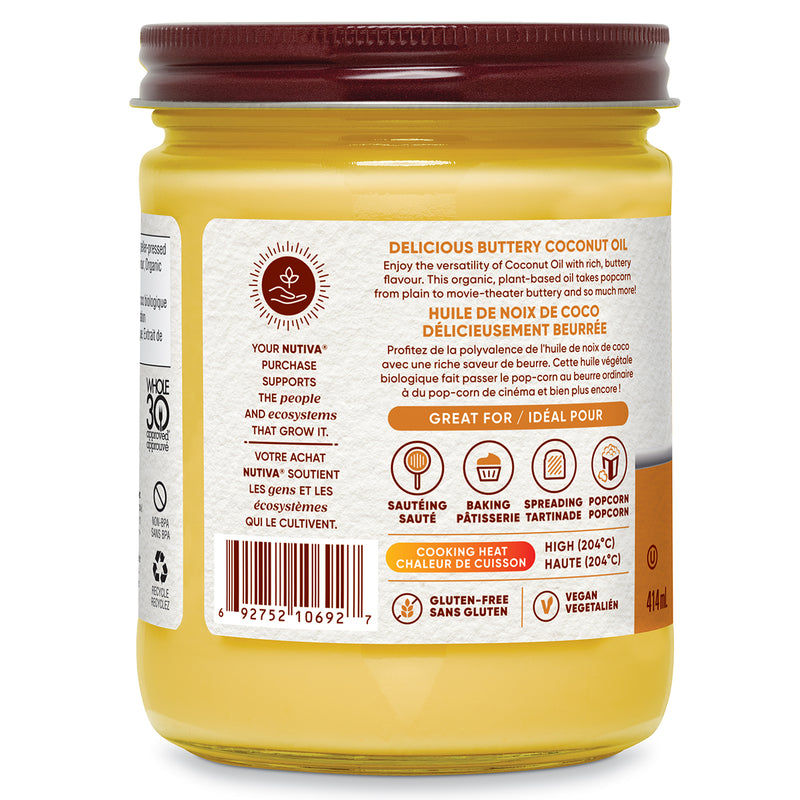 Organic Coconut Oil with Butter Flavour