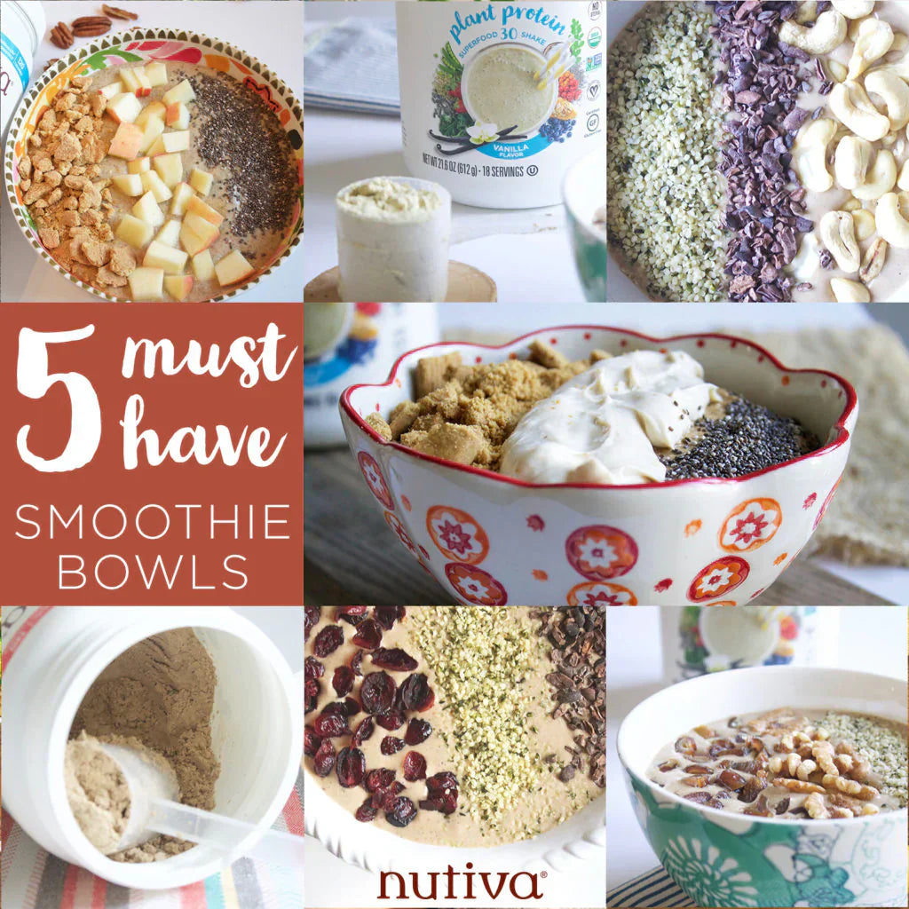 5 Must Have Fall Smoothie Bowls