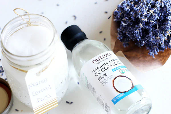 DIY Coconut Oil Makeup Remover Pads
