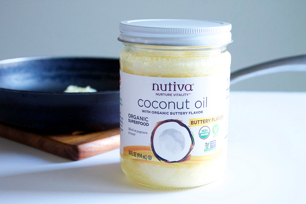 Introducing Nutiva Organic Coconut Oil with Buttery Flavour