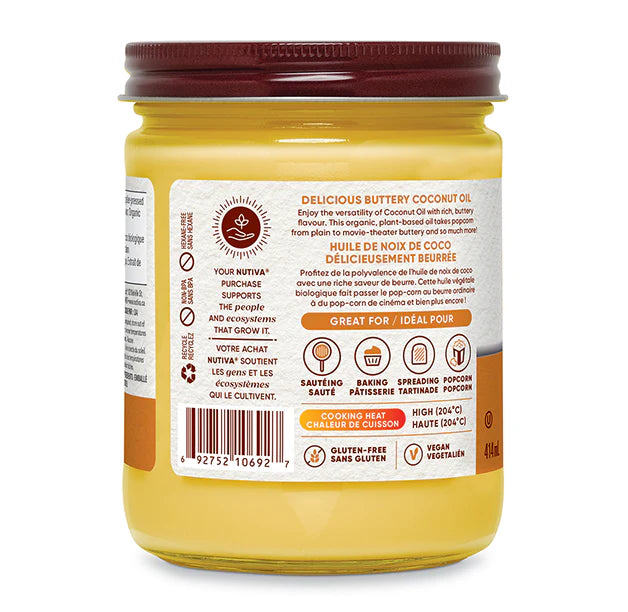 Organic Coconut Oil Buttery Flavour