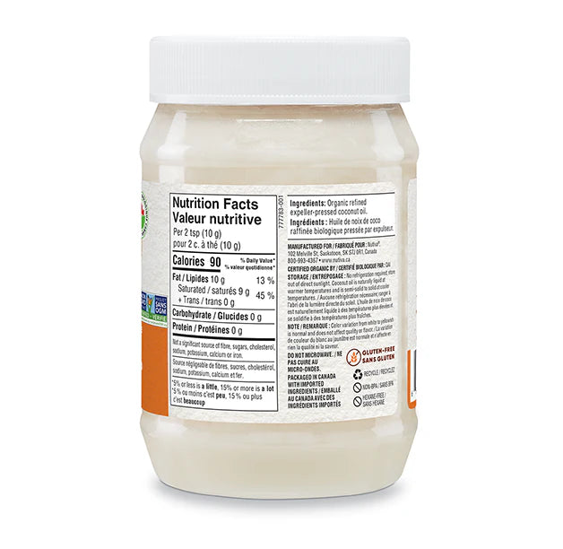 Organic Refined Coconut Oil