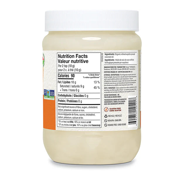 Organic Refined Coconut Oil