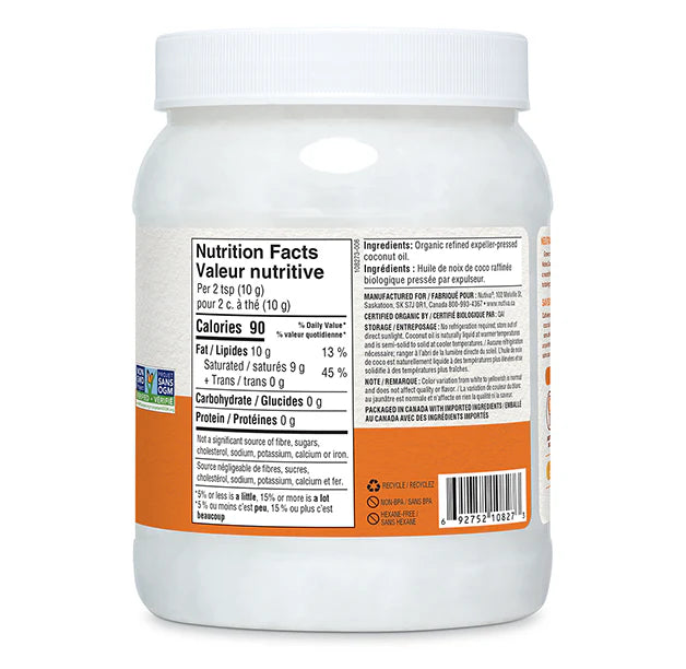 Organic Refined Coconut Oil