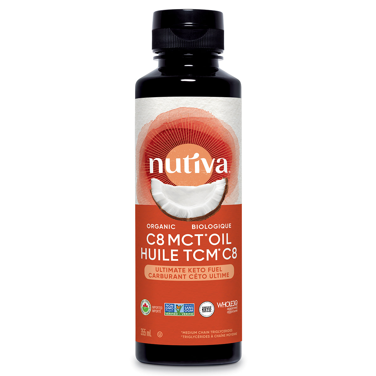 Organic C8 MCT Oil – nutivacanada
